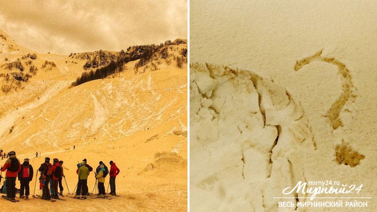 Ученые рассказали, откуда на Кубани взялся желтый снег фото 4